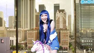 Camsoda - Lizzie Love Cosplay As Hinata Hyuga - Naruto - Masturbates On Sybian
