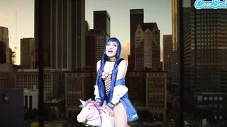Camsoda - Lizzie Love Cosplay As Hinata Hyuga - Naruto - Masturbates On Sybian