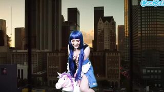 Camsoda - Lizzie Love Cosplay As Hinata Hyuga - Naruto - Masturbates On Sybian