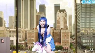 Camsoda - Lizzie Love Cosplay As Hinata Hyuga - Naruto - Masturbates On Sybian