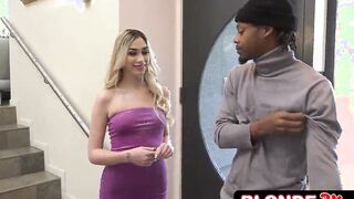 Slutty Blonde Skank Screwed By Both of Her Boyfriends - Delilah Day