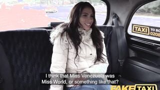 Fake Taxi A Juicy Hispanic Butt bounces and devours a long dick