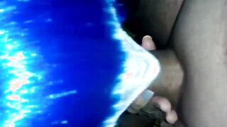 amateur thot blows dick and gets jizzed on her melons