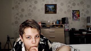 ex-wife get out of the shower and gave a gentle bj, and then I plowed her
