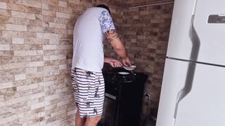 I made breakfast for a Goddess 1, and then we did anal!