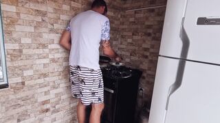 I made breakfast for a Goddess 1, and then we did anal!
