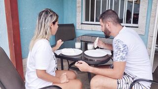 I made breakfast for a Goddess 1, and then we did anal!