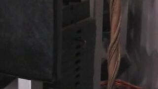 Bae african women takes BF's dick and facial during workout