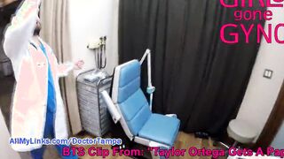 SFW - NonNude BTS From Taylor Ortega Gets A Pap Smear, Bloopers and Fellatio, See Entire