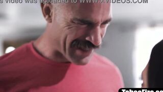 Angry man fucks his young step daughter's bully