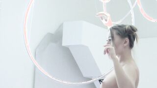 Naked "camgirl wars"