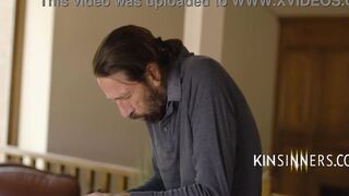 Mature Dude Fucks StepSon's Skank Teens Gf