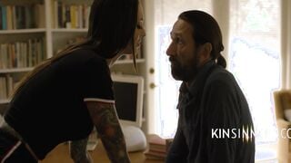 Mature Dude Fucks StepSon's Skank Teens Gf
