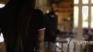 Mature Dude Fucks StepSon's Skank Teens Gf