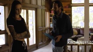 Mature Dude Fucks StepSon's Skank Teens Gf