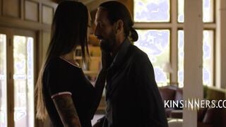 Mature Dude Fucks StepSon's Skank Teens Gf