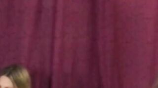 Blonde young chick pleases 2 vulgar guys