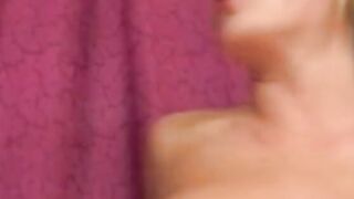 Blonde young chick pleases 2 vulgar guys