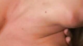 Blonde young chick pleases 2 vulgar guys