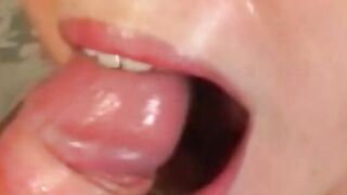 Blonde young chick pleases 2 vulgar guys