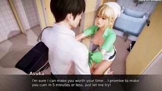 Waifu Academy - Small School cunt with mouth 18yo Teenie Gets A Long Penis Into Her Little Twat