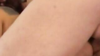 Tearing of sweet twat and narrow asshole of bitch