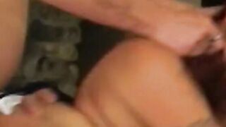 Tearing of sweet twat and narrow asshole of bitch