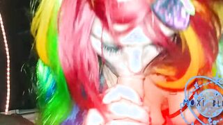 Raver chick Vapes And Sucks - MoxiBluez