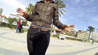 Coral Joice big titted dark hair fucks and offer a oral sex to