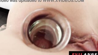 EvilAngel - Anal Gothic bimbos Charlotte Sartre Gapes from Booty Reaming