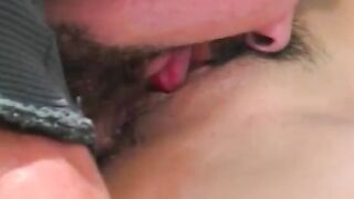 Adorable Cutie blowing a penis before getting plowed behind a truck