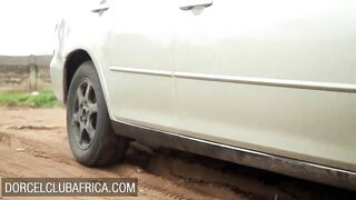 Big Boobed african pays the mechanic with pretty sex