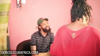 Big Boobed african pays the mechanic with pretty sex