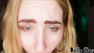 FUCKING MY THROAT DEEP AND SLOOPY   FILTHY TALK
