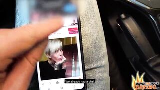 PublicSexDate - SHORT HAIRED BLONDE milf THOT VICKY HUNDT OUTDOORS FELLATIO ON FIRST DATE