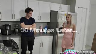 Step-sister Masturbates with Step Brother- Winter Bell -