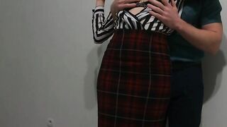 came home after work and had a crazy hot pounded