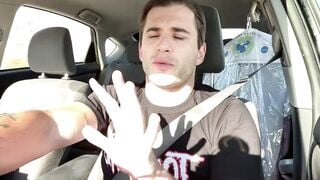 Trying not to cum during a porn film