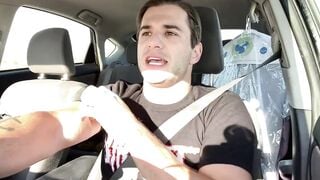 Trying not to cum during a porn film