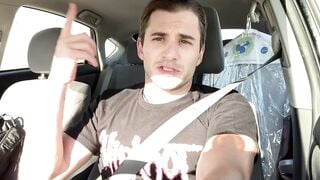 Trying not to cum during a porn film