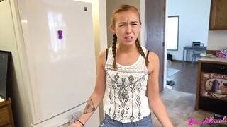Sexsual step daughter Bribes StepDaddy For Sex Lesson: Brandibraids