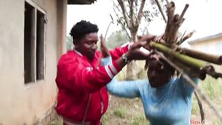 A blind woman went to fetch some firewood inside the bush, a village prince came to help her then took her home for a nice nailed