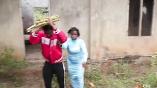 A blind woman went to fetch some firewood inside the bush, a village prince came to help her then took her home for a nice nailed