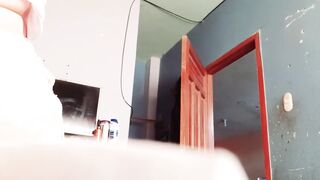 Food delivery motorized enters dick to cheating ex-wife addicted to dick