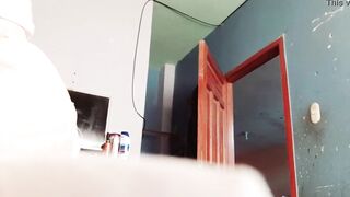 Food delivery motorized enters dick to cheating ex-wife addicted to dick