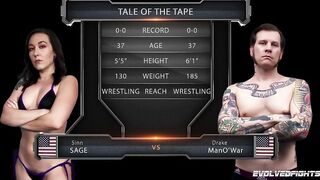 Sinn Sage Naked Wrestling A Dude Roughly Fingers And Boned With Super Face Fucking at Evolved Fights