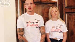 Tatted 19 Year Old John Fucks Victoria Like A Professional!