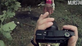Divorced the college girl for intimate photos, and pounded inside the woods || Murstar
