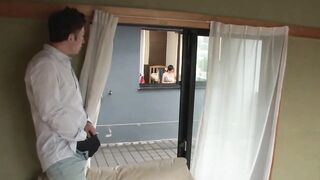 When I was fascinated by the change of clothes of a voluptuous big titted woman peeking through the window of the opposite room, I happened to be lucky sexual and tempted.