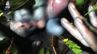He stroked his dick inside a slimy pink bath-tub swamp and then I gently felt his penis and nuts and finger fuck his asshole until he came.